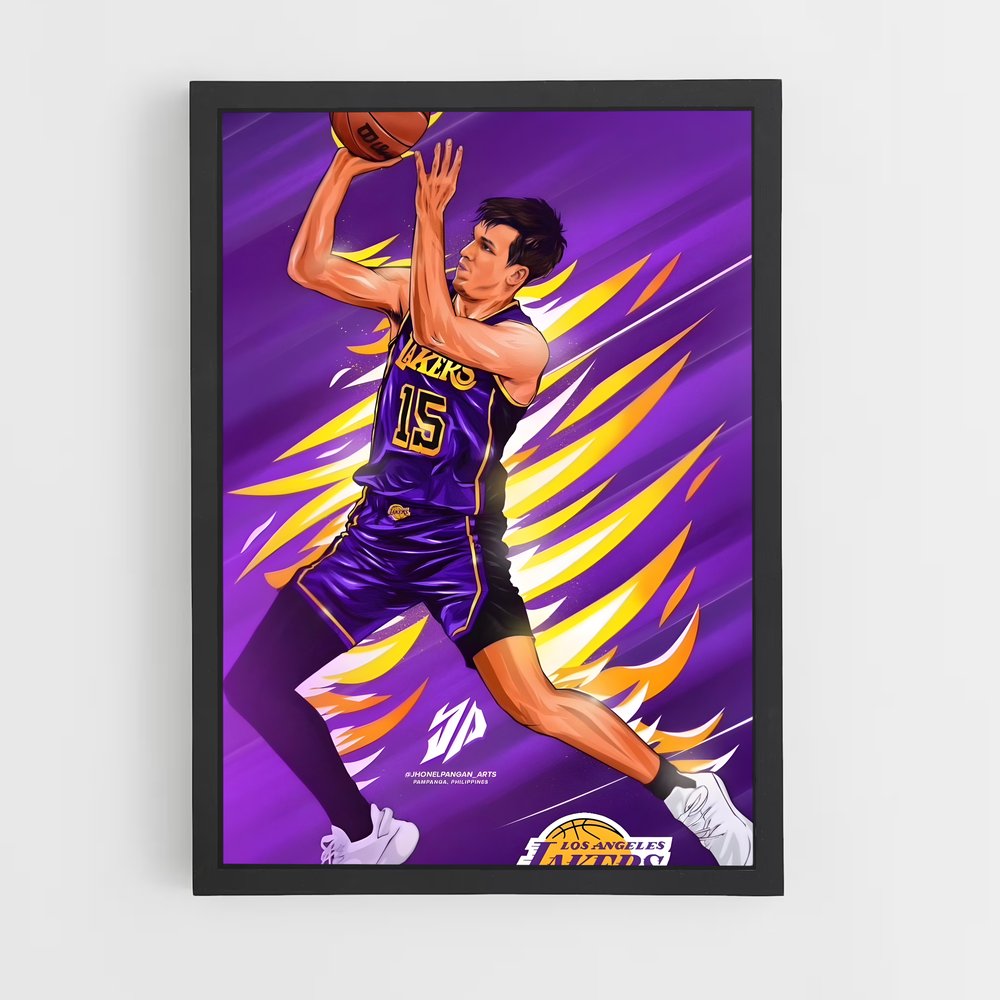 Poster Austin de reaves – affiche Basketball (vue 2)